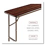 Alera Wood Folding Table, Rectangular, 59.88w x 17.75d x 29.13h, Mahogany (ALEFT726018MY)~#|#~E92800A2-B28B-4A90-80A3C87EACE2DAF3_sc7