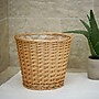 Household Essentials Handwoven Willow Wicker Waste Basket with Distressed Finish and Includes Plastic Liner (HHML-2312)~#|#~E947107E-72E5-4FDD-A5B8002AA4AA0197_sc7