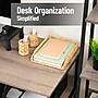 Mind Reader Front Loading Letter Tray, Brown (FILERAT-BRN)~#|#~E949D769-80D7-46A6-BF578BD35BD4942E_sc7
