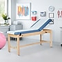 Viva Comfort Aristo Wood Physician Exam Table with Adjustable Backrest, Paper Holder, 500lbs. Capacity, Blue (ADI996-HBF-BLU)~#|#~E961F821-B525-40A4-994B5480649FB17B_sc7