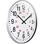 Infinity Instruments Profuse 19" Quartz Wall Clock, Plastic Case, Battery Powered (14246SV-3657)~#|#~E9620133-BCCE-43C2-9BFAAFBEA4004CA2_sc7