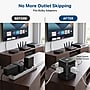 Uncaged Ergonomics Wireless Cube Power Strip with 15W Wireless Charger, 4 AC Outlets, 4 USB Ports, 10' Cord, Black (WC-10-B)~#|#~E975CF03-3283-4A23-AAB6B0C9FB0B008C_sc7