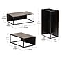 Mind Reader 3-Piece Desk Organizer Set, Metal, Black (STAND3PC-BLK)~#|#~E9829436-80AE-4E6D-ADD72C9BC8DF851D_sc7