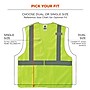 Ergodyne GloWear 8215BA High Visibility Sleeveless Safety Vest, ANSI Class R2, Lime, S/M (21073)~#|#~E99E9275-5029-4A9E-9628BBF3DACEDA41_sc7
