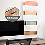 Mind Reader 3-Pocket Wood and Metal Mountable Wall File, Letter Size, White (WALLPOCKET-WHT)~#|#~E9A788CB-4CBD-47AA-9F998E277BB4018C_sc7