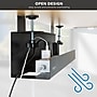 Mount-It! Clamp-on Under Desk Cable Management Tray, Holds up to 11 lbs., Matte Black (MI-7286BLK)~#|#~E9B2B0E8-3E78-43FF-945C58ADDCE18517_sc7