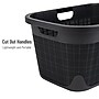 Mind Reader 10-Gallon Laundry Basket, Plastic, Black (40FABASK-BLK)~#|#~E9BA8037-D7A9-44B3-9B652AB65467682C_sc7