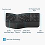Kensington Pro Fit Ergo KB680 Wireless Ergonomic Keyboard, Black (K72485NA)~#|#~E9CCBE25-9DD6-4E2C-A1F444E63EC594A1_sc7