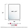 Floortex Valuemat Plus Hard Floor Chair Mat, 48" x 51", Clear Polycarbonate (FR1213015ER)~#|#~E9D26500-28AB-468C-A23D10E83AF1A3D2_sc7