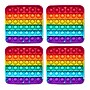 The Fidget Game Rainbow Pop It Mats, Multicolored (FDGRNBWMATS)~#|#~E9DDB12B-72B2-4DF8-A7EF3E65D7A259ED_sc7