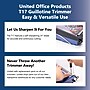 United Commercial 17" Guillotine Paper Trimmer, Blue (T17)~#|#~E9E07FE0-7D04-4647-BA4560B5E70E6614_sc7