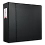 Universal 4" 3-Ring Non-View Binders, D-Ring, Black Suede (UNV20706)~#|#~E9E2A19E-748C-4CA6-A12BE6D92D81C3F7_sc7