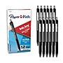 Paper Mate InkJoy 300 RT Retractable Ballpoint Pen, Medium Point, Black Ink, Dozen (1951260)~#|#~sp114501905_sc7