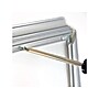 Azar Sign Holder, 24" x 36", Wall Mounted, Silver, Plastic (300344-SLV)~#|#~EA190BB7-BB26-437C-8D35AF34B80B8F87_sc7