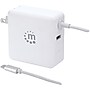 Manhattan Power Delivery Wall Charger with Built-in USB-C Cable, 60-Watts, White, (180245)~#|#~EA26DA79-1CC5-460C-BA4152A395936C53_sc7