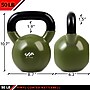 Jfit 50 lb. Vinyl Kettlebell, Red (J-VKB50)~#|#~EA2EB635-3798-4FF2-8572DA40B838676B_sc7