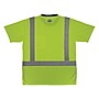 Ergodyne GloWear 8286BK High Visibility Short Sleeve Black Bottom T-Shirt, ANSI Type R Class 2, Lime, 2XL (22166)~#|#~EA3DBC15-E35C-44FB-A1CA44D08B6C1C26_sc7