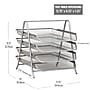 Mind Reader Metal Mesh Front Loading Letter Tray, Letter/Legal Size, Silver (4TPAPER-SIL)~#|#~EA762657-7E60-48FE-B0775668BBE823F1_sc7