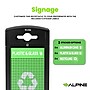 Alpine Industries GS Series Steel Trash Can & Recycling Bin Combo, 80 Gallon, Green (ALP471-40-SILGC-MK)~#|#~EA9D7BB2-7330-43A3-B8EC558D3FC2638C_sc7