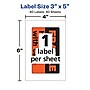 Avery "Fragile Handle with Care" Shipping Labels, Black/Neon Red, 3" x 5", 40/Pack (5283)~#|#~EAA1EAB4-A957-4F13-8D40E1BF3845E519_sc7