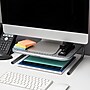 Mind Reader Ventilated Desktop Organizer Monitor Stand, Silver, 2/Pack (2METMONST-SIL)~#|#~EAAF56CF-A633-4AF8-98FA3B74E7A5C7A1_sc7