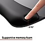 Staples TECH Foam Non-Skid Mouse Pad/Wrist Rest Combo, Black (ST63287)~#|#~EAB00BCB-88CB-410C-9A53739B88089D37_sc7