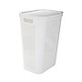 Mind Reader 15.85-Gallon Slim Laundry Hamper with Lid, Plastic, White, 2/Set (2HBIN60-WHT)~#|#~EAE1A43A-68A1-40BF-A1A56654360E725B_sc7