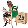 Seat Sack Seat Storage, 9.45" x 8.27" x 11.22", Green, 25/Pack (17192)~#|#~EAEF51C4-115F-4C50-AA0A233E2AE9BCA8_sc7