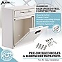AdirOffice Steel Medium Wall Mounted Interoffice Mailbox Drop Box, White (631-05-WHI-KC)~#|#~EB229D79-027D-4DA8-9175C8D52160903C_sc7