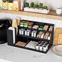 Mind Reader 14 Compartment Plastic Cup and Condiments Countertop Organizer, Black (COMORG2-BLK)~#|#~EB2458BC-F763-40EF-B72606FC84E8C705_sc7