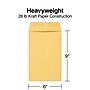 Staples Gummed Kraft Catalog Envelopes, 6" x 9", Brown, 100/Box (17097)~#|#~EB276081-CA85-4270-A82709AA973EC7E2_sc7