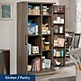 Sauder HomePlus 71"H Storage Cabinet with 12 Shelves, Salt Oak (422428)~#|#~EB292113-EF5F-4A9A-A9ACD1744E670744_sc7