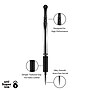 uni-ball Gel Grip Gel Pens, Medium Point, 0.7mm, Black Ink (65450)~#|#~EBB54F0F-96C3-4980-B204356474DB18FB_sc7