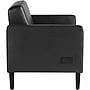 Lorell Clarke Series Vinyl Loveseat, Black (LLR86951)~#|#~EBB936E9-4FAE-49A0-BF314A656839ECA6_sc7