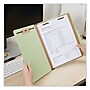 Universal Recycled Reinforced Pressboard Classification Folder, Letter Size, Green, 10/Box (UNV10291)~#|#~EBBAADEE-2B0A-441A-9C04DEBF70B4C95B_sc7