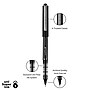 Uni Vision Rollerball Pen,Micro Point, Black Ink, Dozen  (60106)~#|#~EBBEA938-38C2-448F-BBF64FB3833E7726_sc7