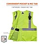 Ergodyne GloWear 8215BA High Visibility Sleeveless Safety Vest, ANSI Class R2, Lime, S/M (21073)~#|#~EBBFA614-1B37-443C-BC491CFF6E3A0938_sc7