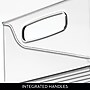iDESIGN Small Stackable Plastic Storage Bin, Clear (27986M2)~#|#~EBDE457B-3314-4EB1-85992D1CDFB942F8_sc7