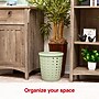 Staples Plastic Trash Can, 2.8 Gallon, Sage Green (ST63895)~#|#~EBFB20BD-CDFE-442B-B94327E991DC0225_sc7