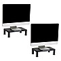Mind Reader Adjustable Monitor Stands, Up to 19" Monitors, Black, 2/Pack (2SMPLMON-BLK)~#|#~EC0CB743-6D75-4B48-B24E15429E65E482_sc7