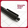 TRU RED Retractable Quick Dry Gel Pens, Medium Point, 0.7mm, Black, Dozen (TR54498-CC)~#|#~EC0EAA00-B32F-4D90-910B744C589AA6CB_sc7