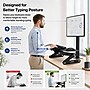 Uncaged Ergonomics WorkEZ Adjustable Keyboard and Mouse Tray, Black (WEKTb)~#|#~EC101F6D-175C-4BBF-B51B90AEBEF89F92_sc7