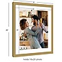 Amanti Art Grace Brushed Gold Narrow 16" x 20" Polystyrene Picture Frame, Gold (A42678301193)~#|#~EC54E4E5-4FE9-4AD0-BF5A533526BB9DF5_sc7