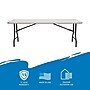 ICEBERG IndestrucTable 30" x 96" Plastic Folding Table, Platinum Granite (65233)~#|#~EC55DA0B-EA44-4CE0-991C653022A0B7D5_sc7