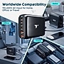 Turonic 200W 6-Port Desktop Charging Station, USB-C & USB-A, Black (350H43)~#|#~EC66090C-AAE6-4D88-98538C5035995F64_sc7