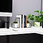 Mind Reader Metal Terrarium Bookends, 6.25", Black (GLBOOK2-BLK)~#|#~EC6CDC68-C50E-4321-98365D8338C8E7B3_sc7