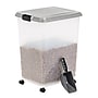 Iris 69 Quart Storage Container with Lid, Plastic, Gray (301046)~#|#~EC83438D-7DA0-4860-A203D6F41AE16ACE_sc7