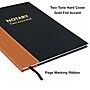 Global Printed Products Notary Public Record Book, 8.5" x 11", Black/Tan, 2/Pack (GPP-0094-A)~#|#~EC86310F-5B9E-4AE2-8FCFEBB8D27A6A20_sc7