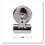 Universal Bulldog Magnetic Clips, Small, Nickel-Plated, 18/Pack (UNV31260)~#|#~EC87378F-52C4-4C28-B6FDF3736FBC06A7_sc7