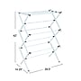Household Essentials Steel Folding Clothes Drying Rack, White (HE1166)~#|#~EC8F2B86-7BA2-499D-BAAE06143705D5ED_sc7